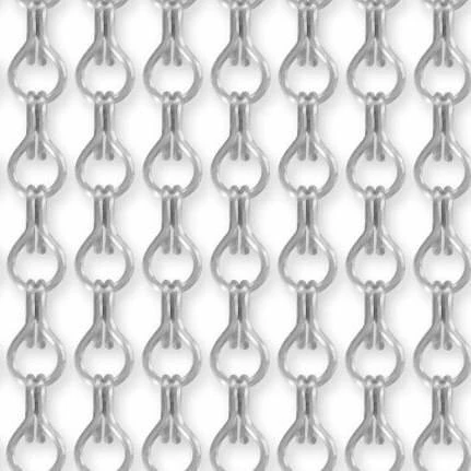 Vliegengordijn Kettingen Zilver Mat 90x210cm 1 Vliegengordijn Kettingen Zilver Mat 90x210cm