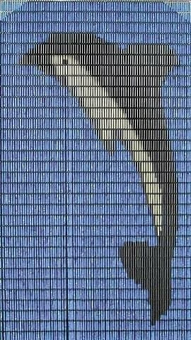 Vliegengordijn Bouwpakket Dolfijn 90x210cm 2 Vliegengordijn Bouwpakket Dolfijn 90x210cm - Afbeelding 2