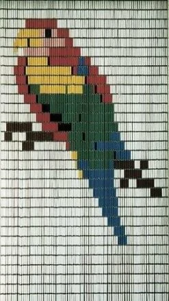 Vliegengordijn Bouwpakket Papegaai 90x210cm -SchutzRollo Winkel 1979368209 1