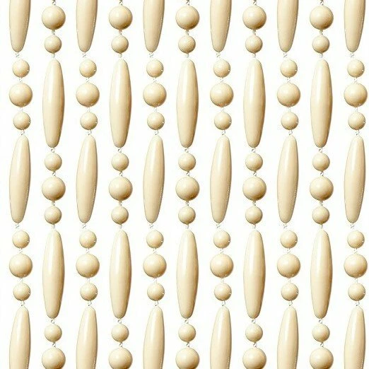 Vliegengordijn Kralen Creme 90x210cm 1 Vliegengordijn Kralen Creme 90x210cm