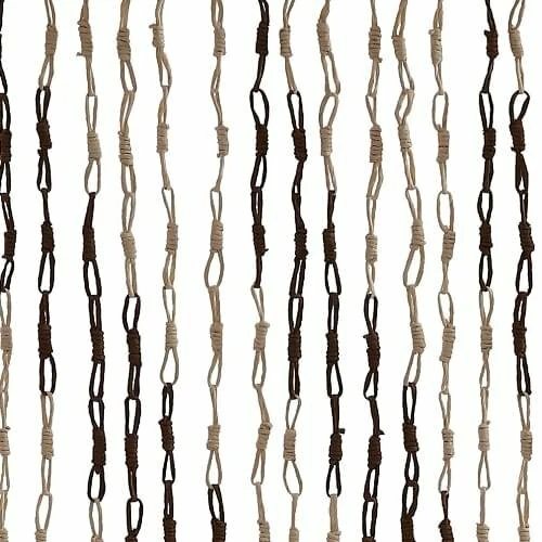 Vliegengordijn Mais Bruin/naturel 90x200cm 1 Vliegengordijn Mais Bruin/naturel 90x200cm