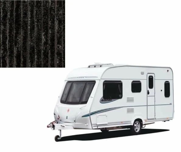 Vliegengordijn Caravan Zwart 56x180cm 1 Vliegengordijn Caravan Zwart 56x180cm