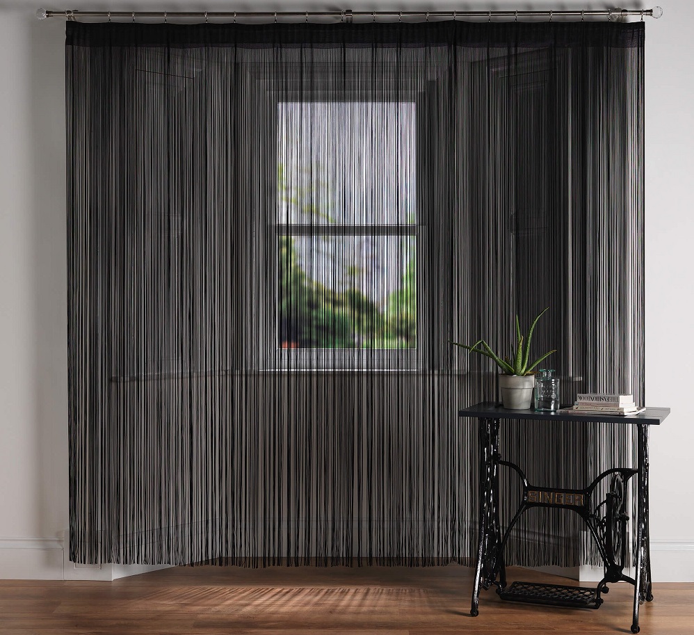 SchutzRollo Winkel -SchutzRollo Winkel draadjesgordijnen lang